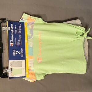 (J13) Champion set girls 5/6 shirts